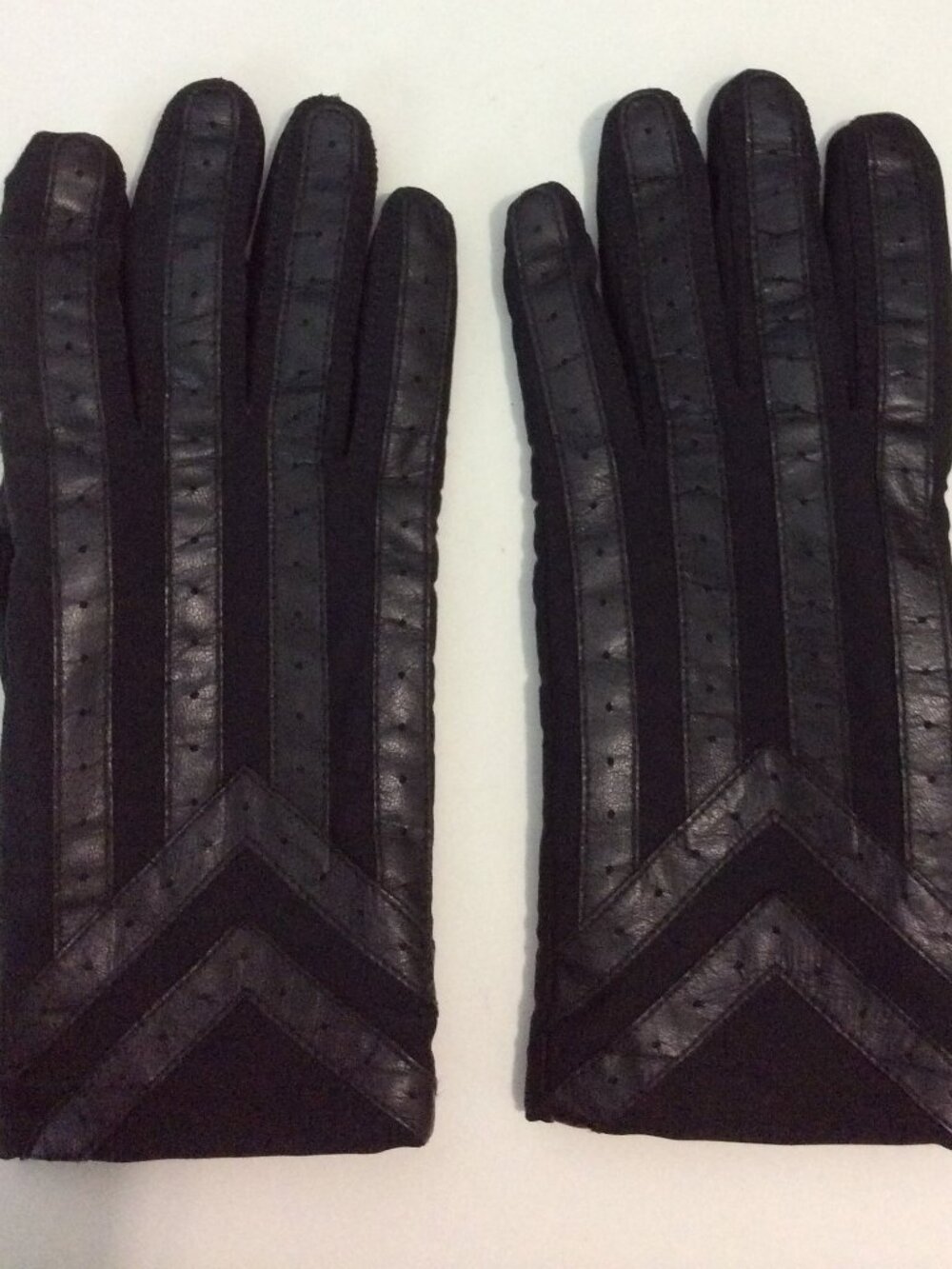 Men's Black Driving Gloves Size XL